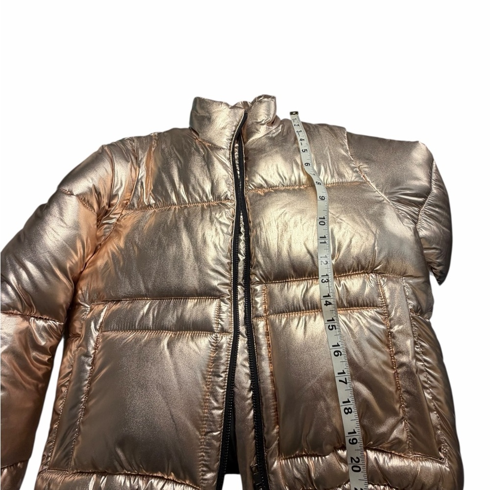 Lovers and Friends Metallic Puffer Jacket Sz XXS - Picture 10 of 14